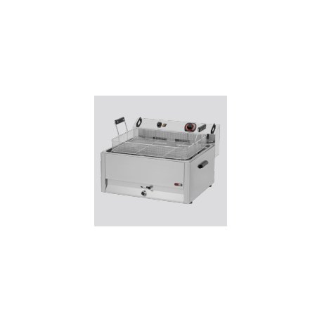 Friteuse électrique 8 L triphasé avec vidange 